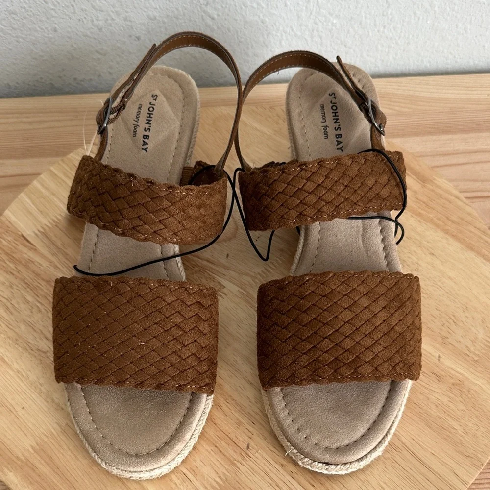 St. John's Bay Womens Lajolla Wedge Sandals